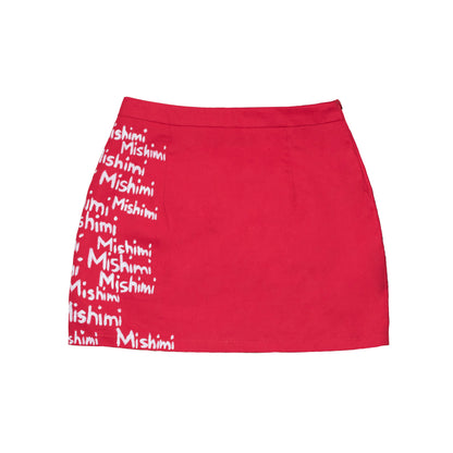 Raw Logo Skirt